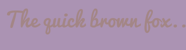 Image with Font Color A38686 and Background Color AB93B3